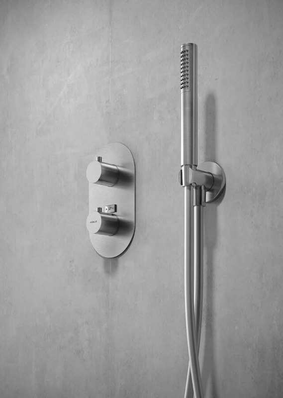 Смеситель для ванны термостатический Paffoni Live внешняя часть хром WE00102/TCR