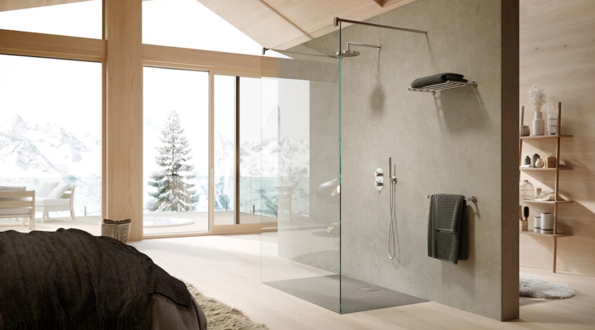 Смеситель для ванны термостатический Paffoni Live внешняя часть хром WE00102/TCR