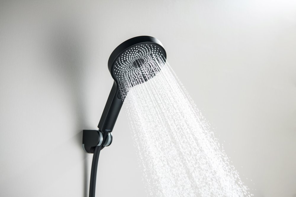 Ручной душ Aquanet Оберон Select 130 3jet матовый черный AQ2007MB