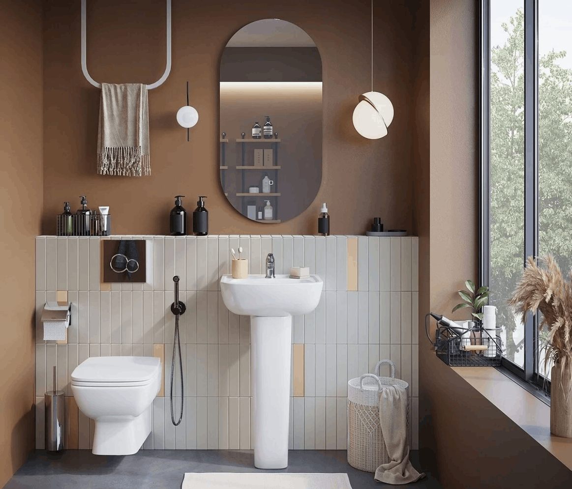 Умывальник Santek Лонги 55 см 1 отверстие 1.WH50.1.755