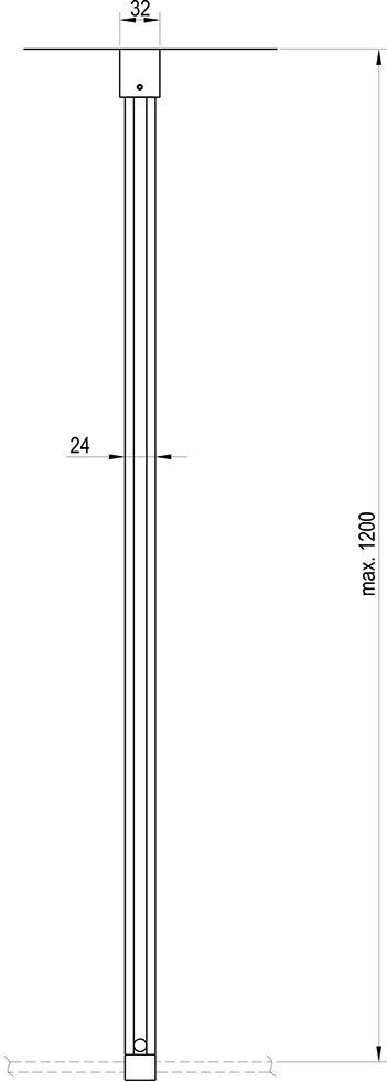Комплект креплений для душевой перегородки RAVAK W SET-900 Wall/Corner GWD01000A094
