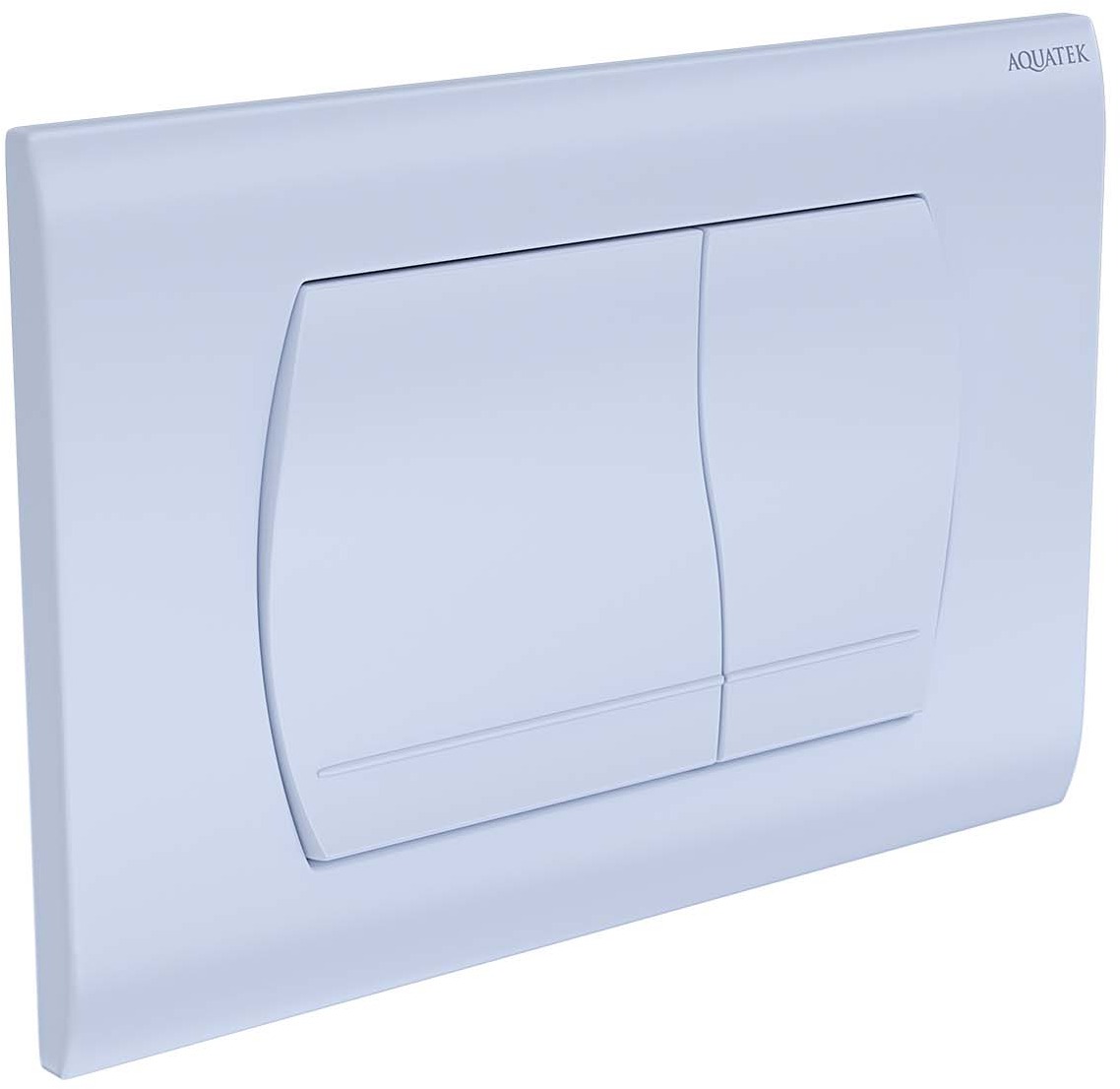 Панель смыва Kordi KDI-0000046 белый глянец прямоугольные кнопки KDI-0000046