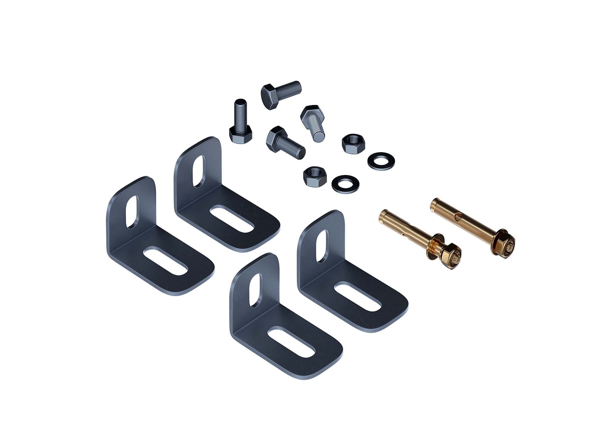 Комплект крепления для инсталляции к стене угловой 75-105 мм TECE KKI-0000033