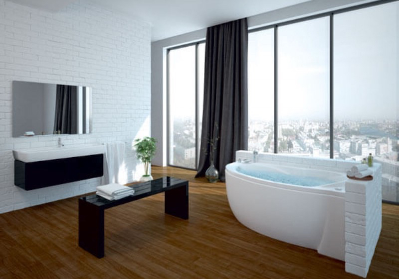 Ванна акриловая Aquatek Бетта 170 правая с фронтальным экраном BET170-0000100