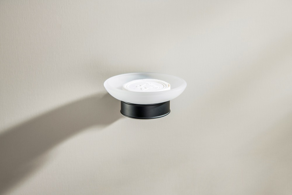 Мыльница для ванной Aquatek Классик матовый черный AQ4503MB