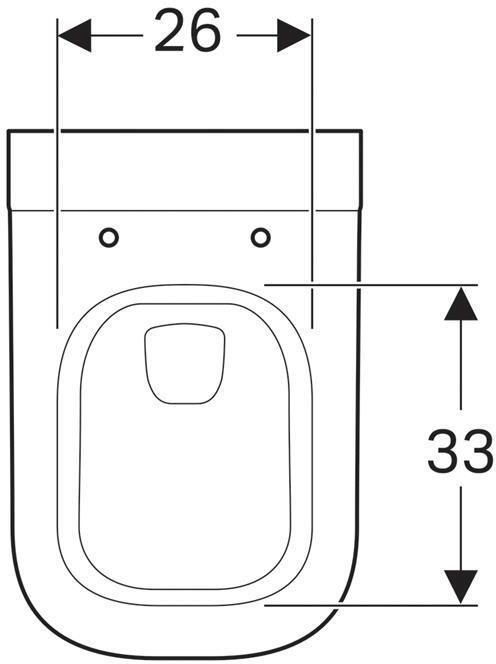 Унитаз подвесной Geberit myDay Rimfree KeraTect белый 201460600