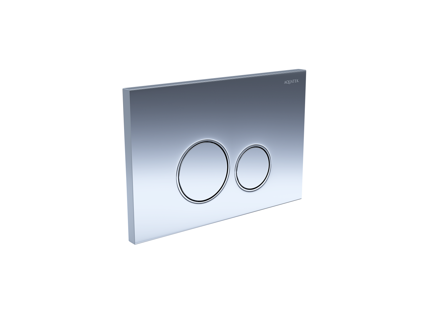 Панель смыва KDI 005B хром глянец круглые клавиши KDI-0000018