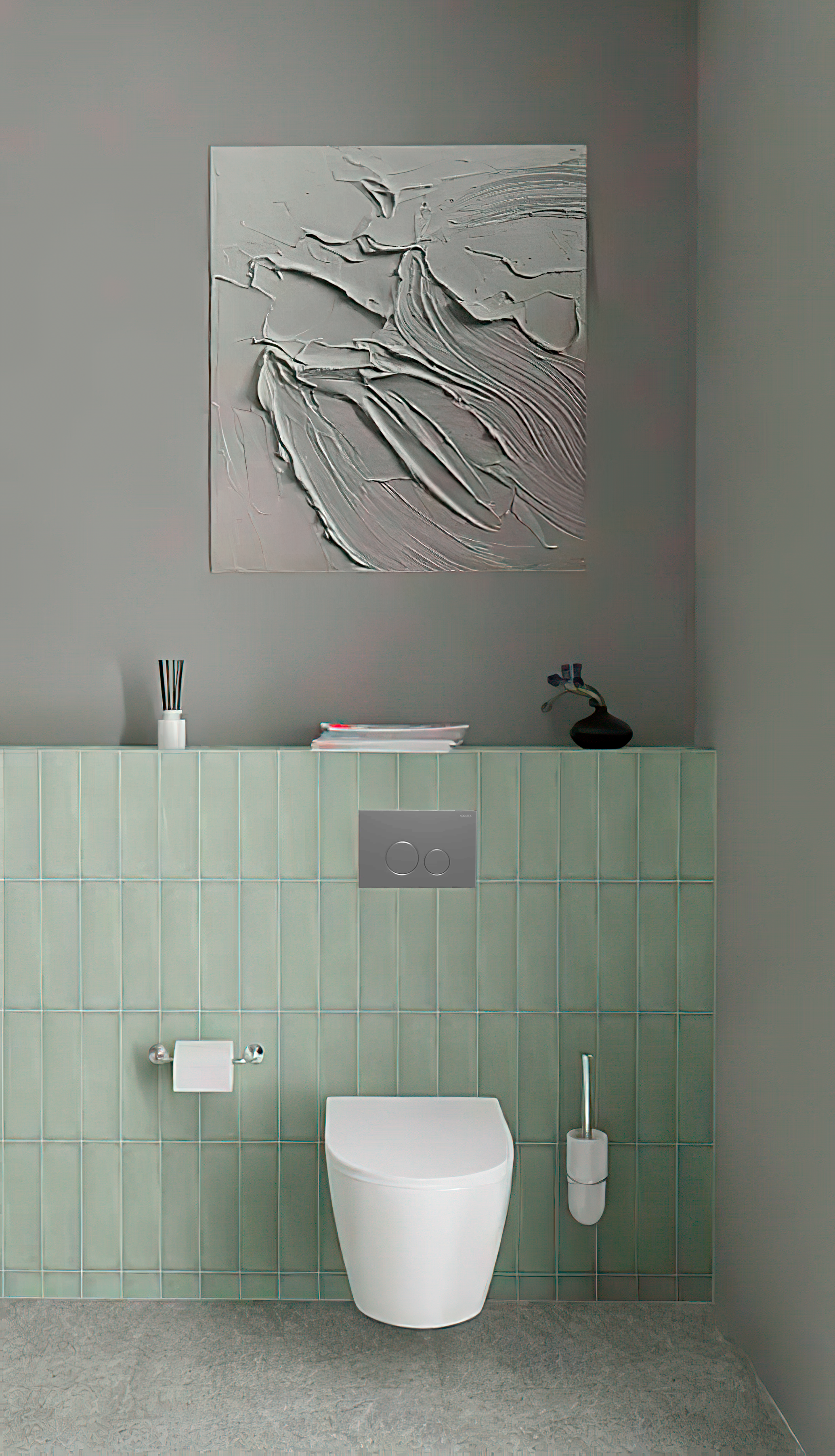 Панель смыва KDI 005B хром глянец круглые клавиши KDI-0000018