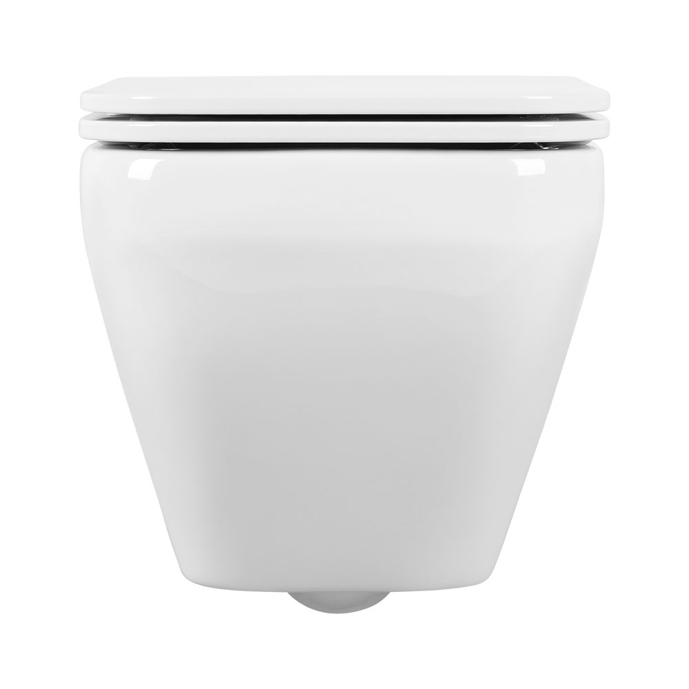 Унитаз подвесной Aquanet Лира безободковый с сиденьем микролифт 490x365x320 мм AQ1155-00