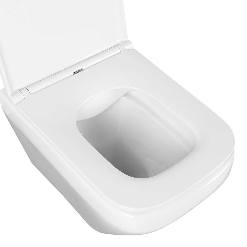 Унитаз подвесной Aquanet Лира безободковый с сиденьем микролифт 490x365x320 мм AQ1155-00