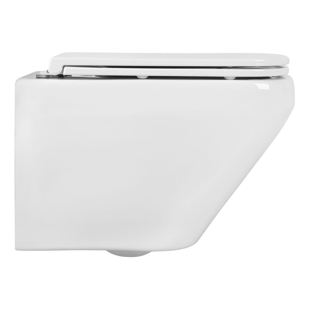 Унитаз подвесной Aquanet Лира безободковый с сиденьем микролифт 490x365x320 мм AQ1155-00