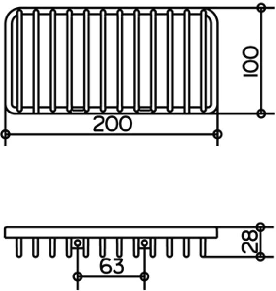 Корзинка для губки Keuco Universal съемная хром 24942010100