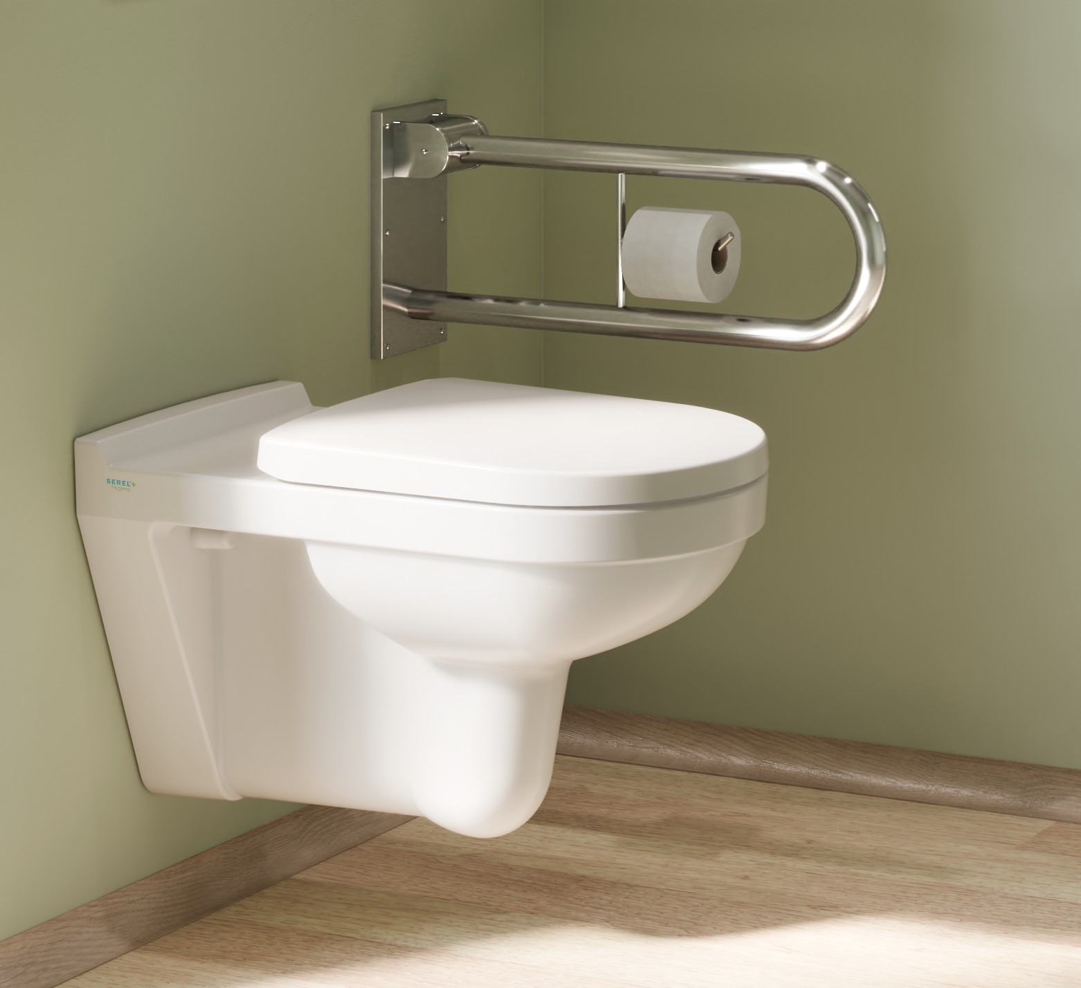 Унитаз подвесной безободковый Serel Asma с сиденьем 0426