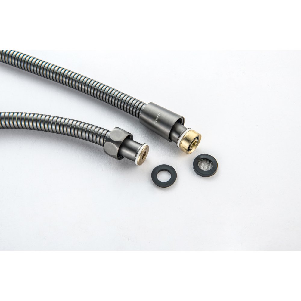 Шланг для душа Aquanet 150 см нержавеющая сталь оружейная сталь AQ2105BGM