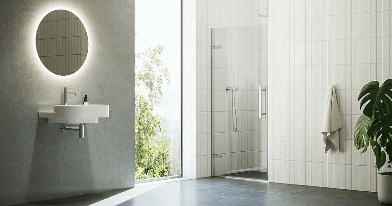 Душевая дверь RAVAK Chrome COSD1-90 хром Transparent X0VV70A00Z1