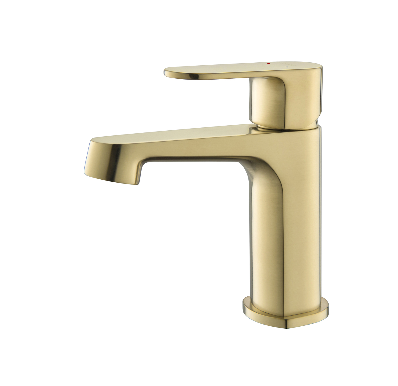 Смеситель для раковины Aquanet Oberon 98 мм шлифованное золото AQ1210BG