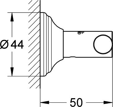 Крючок для банного халата GROHE Essentials Authentic хром 40656001