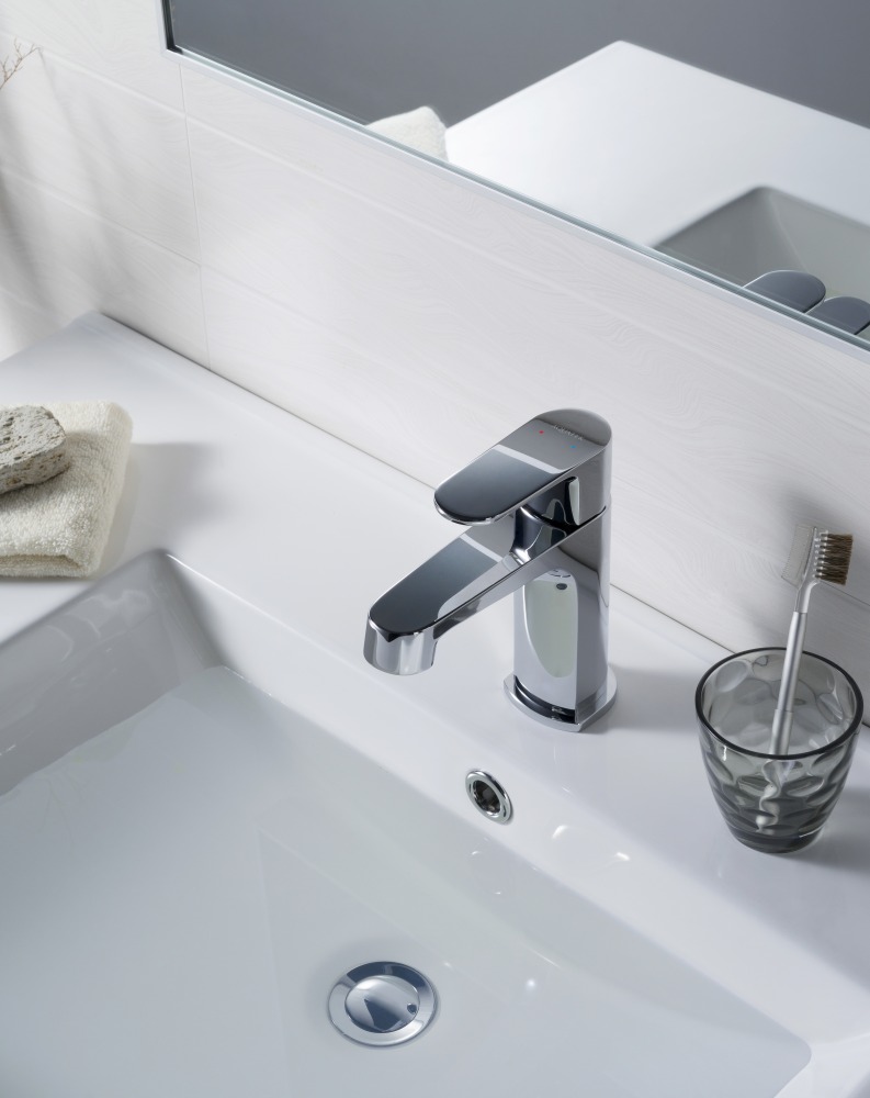 Смеситель для раковины Aquanet Oberon 98 мм хром AQ1210CR