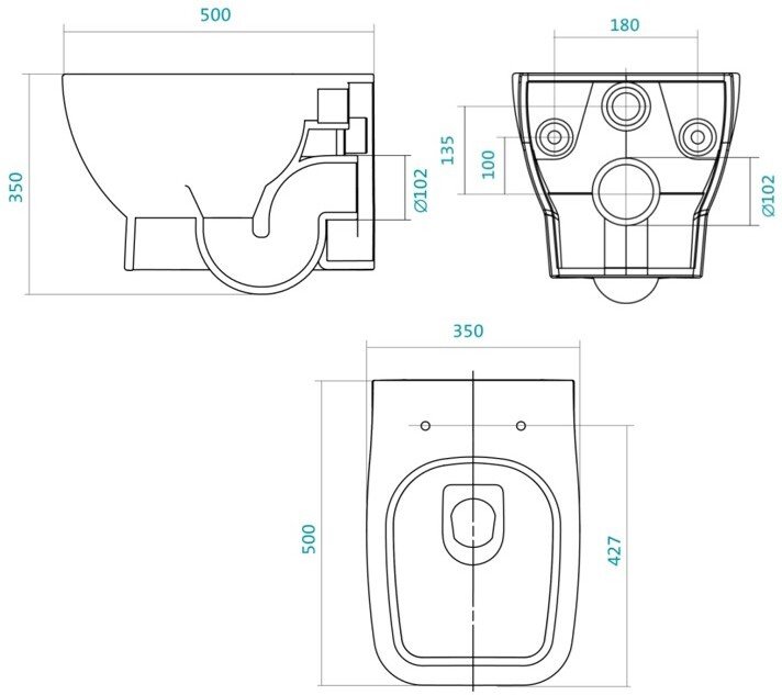 Унитаз подвесной Santek Нео сиденье дюропласт микролифт 1.WH30.2.423