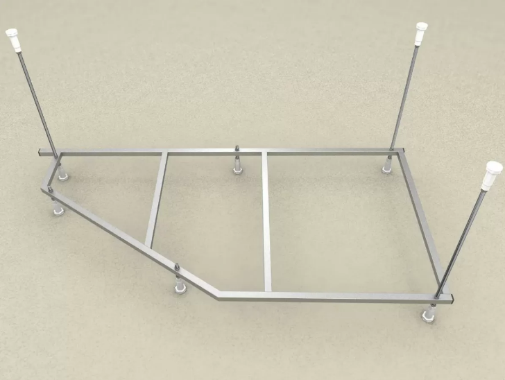 Каркас для ванны 1Marka Фиджи 170 сборный универсальный на шпильках KAR-0000056