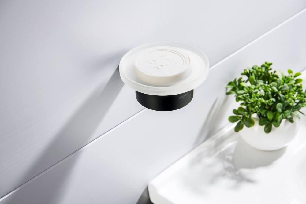 Мыльница Aquatek Лира матовый черный AQ4403MB