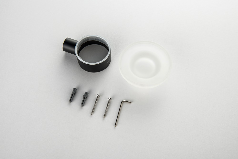 Мыльница Aquatek Лира матовый черный AQ4403MB