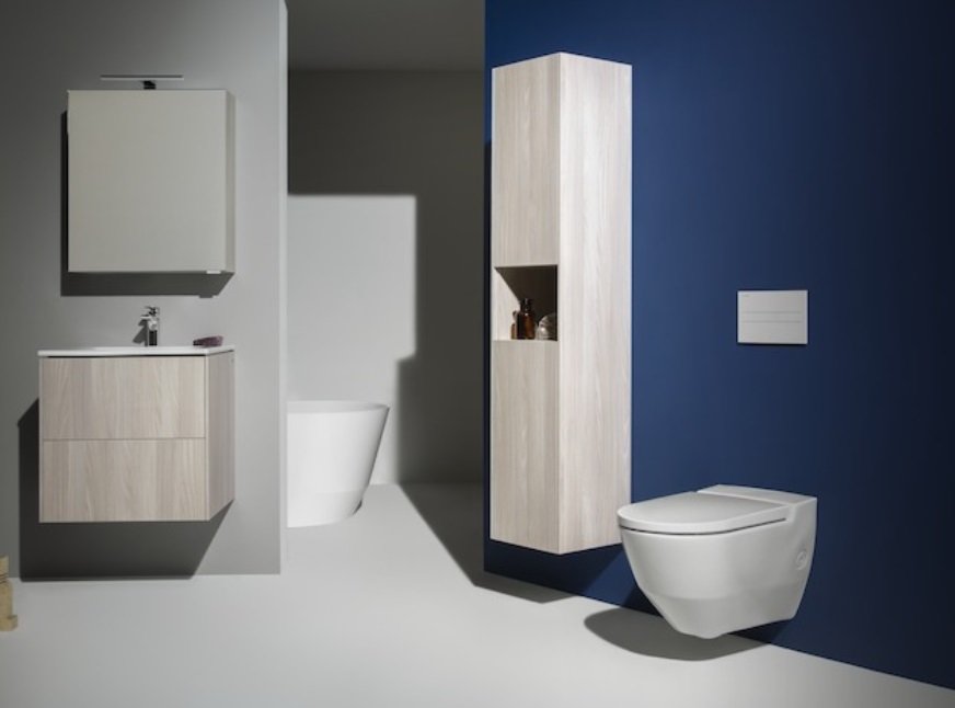 Унитаз-биде подвесной Laufen CLEANET NAVIA Rimless безободковый 8.2060.1.400.000.1