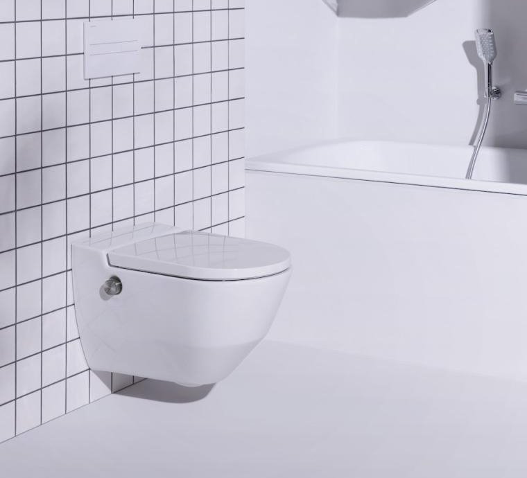 Унитаз-биде подвесной Laufen CLEANET NAVIA Rimless безободковый 8.2060.1.400.000.1