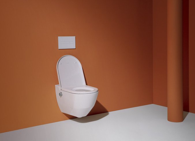 Унитаз-биде подвесной Laufen CLEANET NAVIA Rimless безободковый 8.2060.1.400.000.1