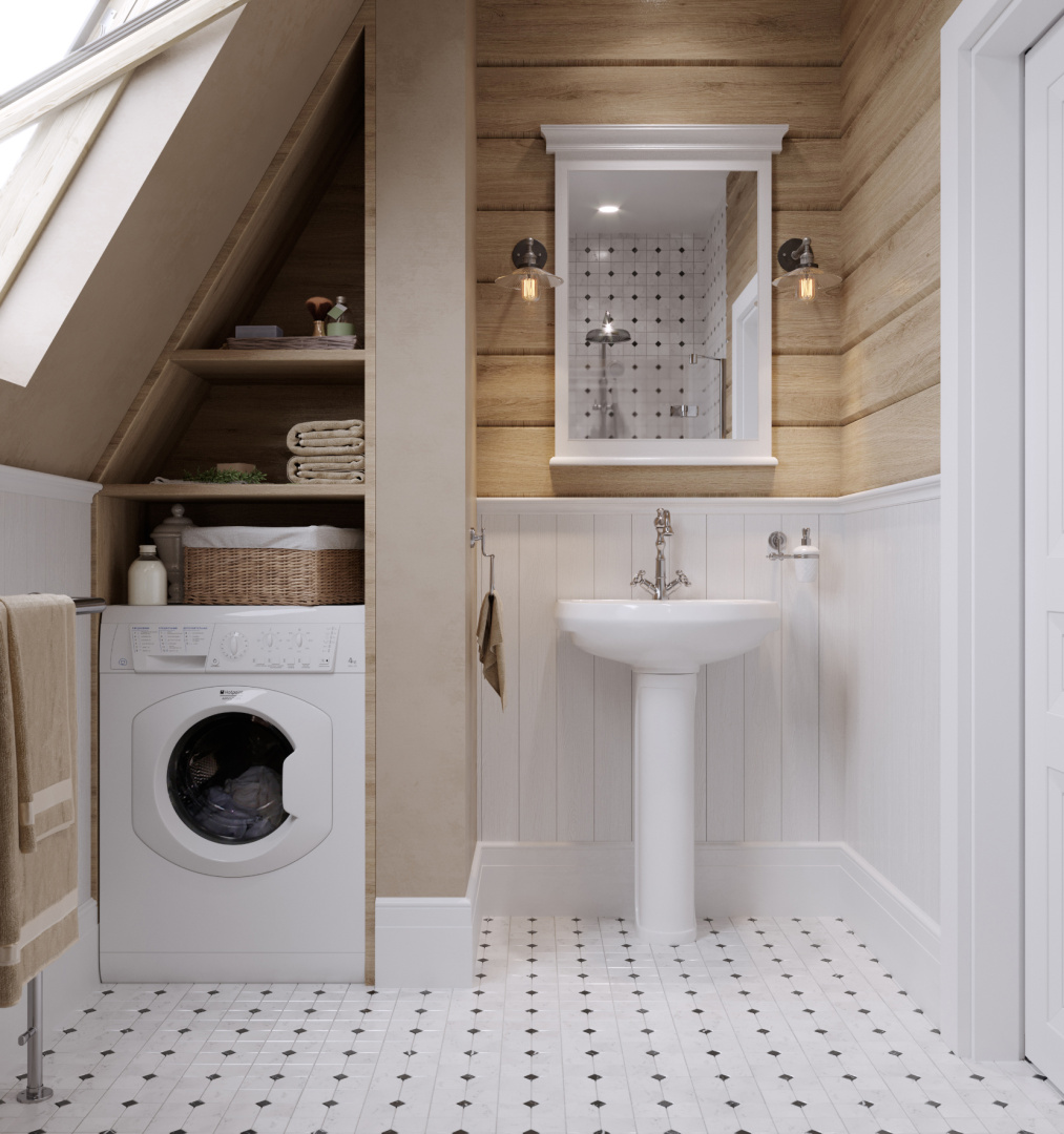 Умывальник Sanita Вест с переливом белый 470х575 мм 1.3111.8.S00.11B.0