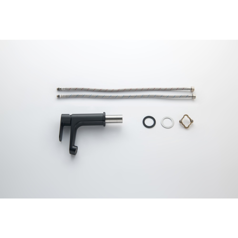 Смеситель для раковины Aquanet Oberon 98 мм матовый черный AQ1210MB