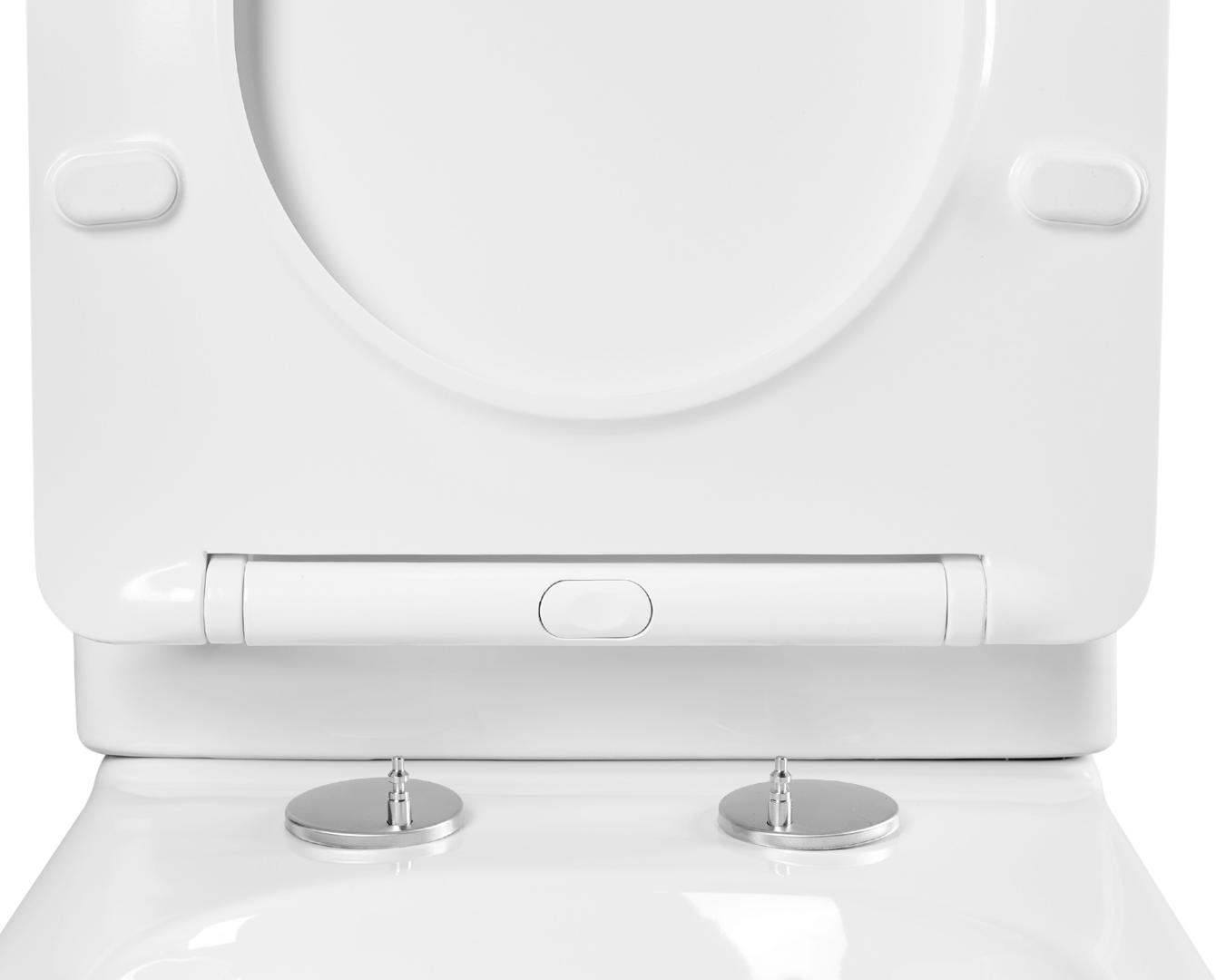 Унитаз напольный приставной безободковый Aquatek Амадео 560х365х400 мм с сиденьем микролифт AQ1964-00