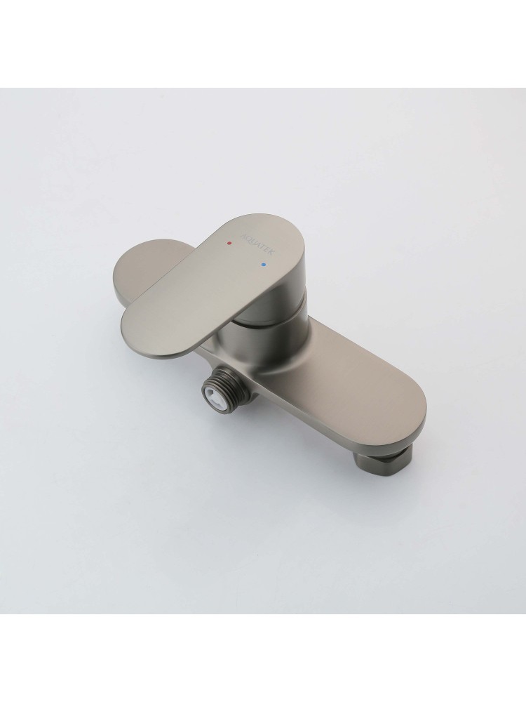 Смеситель для душа Aquanet Ника оружейная сталь AQ1860BGM