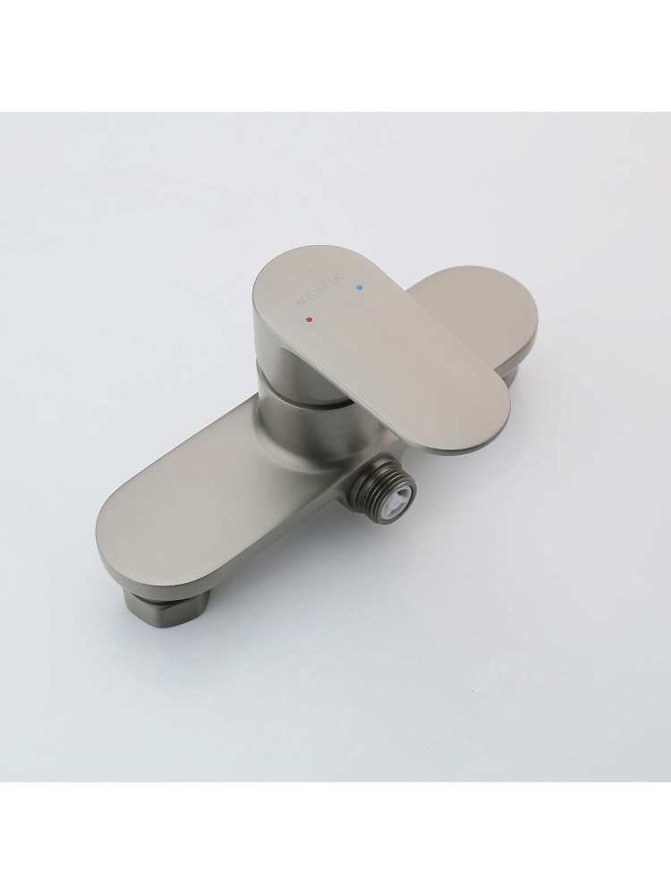 Смеситель для душа Aquanet Ника оружейная сталь AQ1860BGM