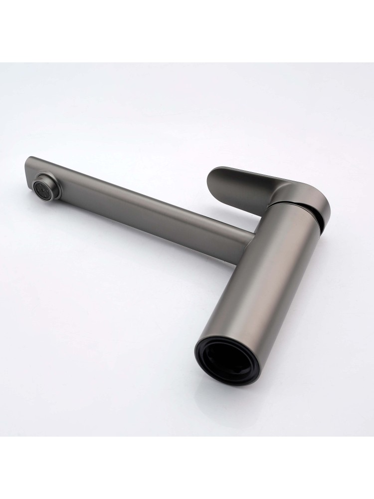 Смеситель для кухни Aquanet Ника оружейная сталь AQ1880BGM