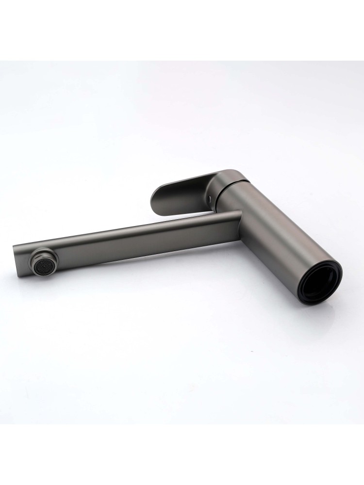 Смеситель для кухни Aquanet Ника оружейная сталь AQ1880BGM