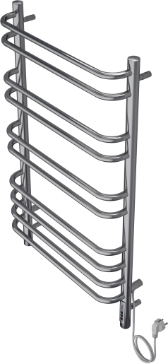 Полотенцесушитель электрический Aquatek Пандора П10 500х900 мм хром AQ EL RPC1090CH