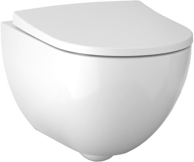 Унитаз подвесной Geberit Acanto Rimfree 510х355 мм белый 500.600.01.2