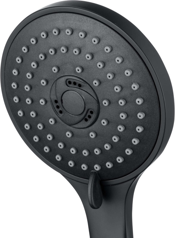 Ручной душ Aquanet Вега 3jet матовый черный AQ2003MB