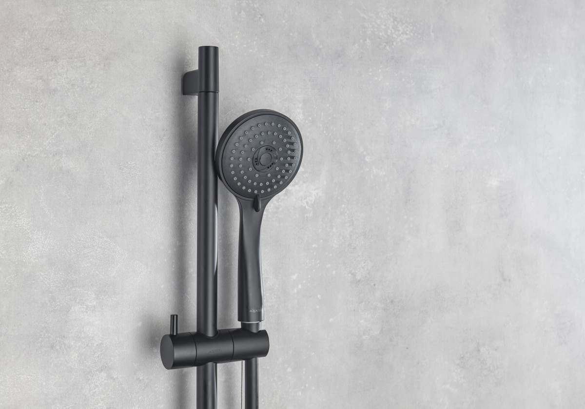 Ручной душ Aquanet Вега 3jet матовый черный AQ2003MB