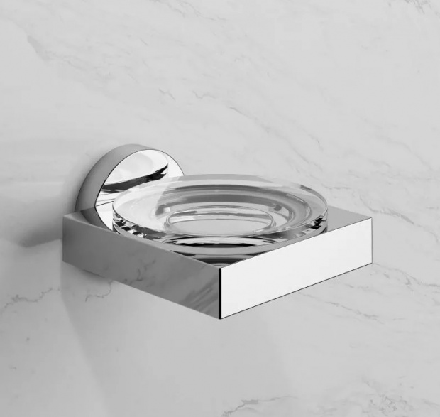 Мыльница KEUCO EDITION 90 с хрустальной чашей хром 19055019000