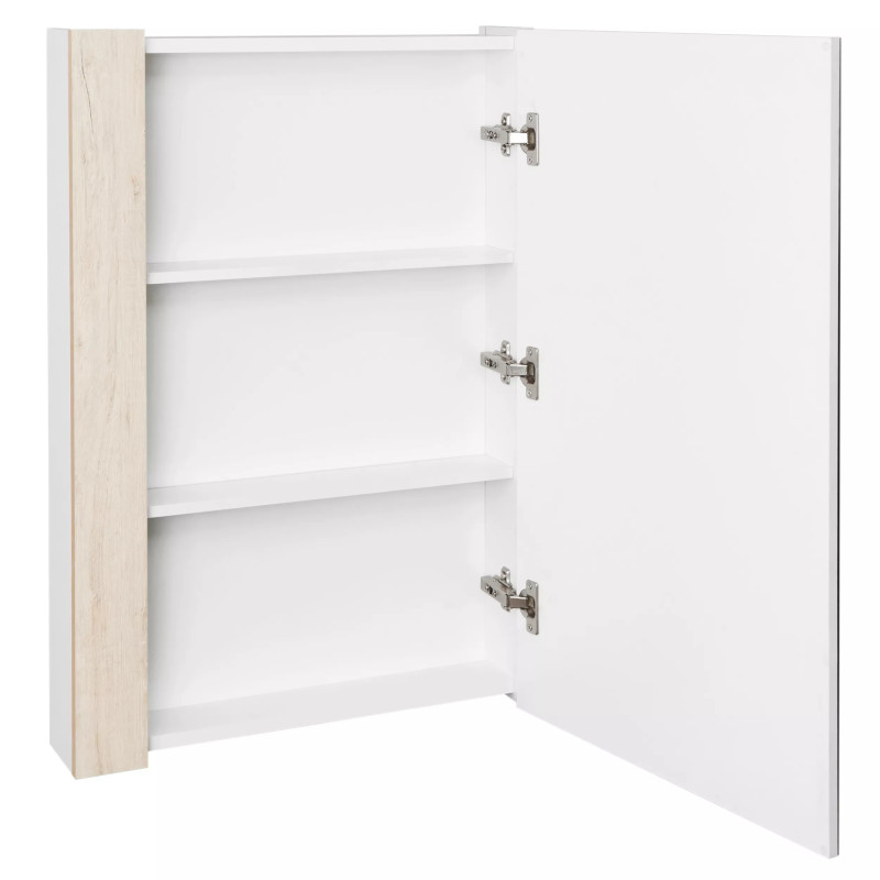 Зеркальный шкаф Aquaton Кантри 55 Белый/Дуб Верона 1A257702AHB20