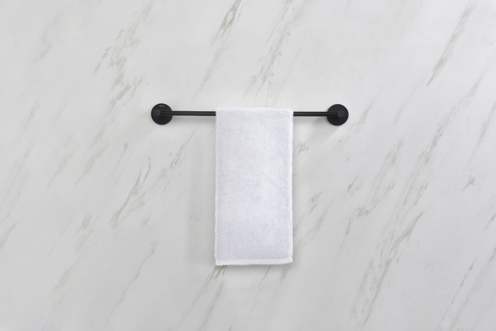 Полотенцедержатель Aquanet Europa 450 мм матовый черный AQ4120MB