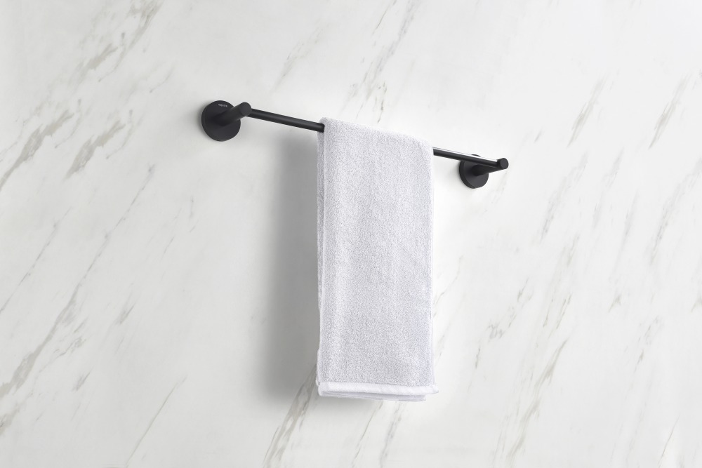 Полотенцедержатель Aquanet Europa 450 мм матовый черный AQ4120MB