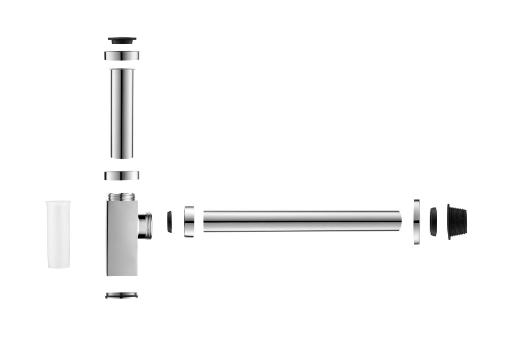 Сифон для раковины Aquatek хром AQ6013CR