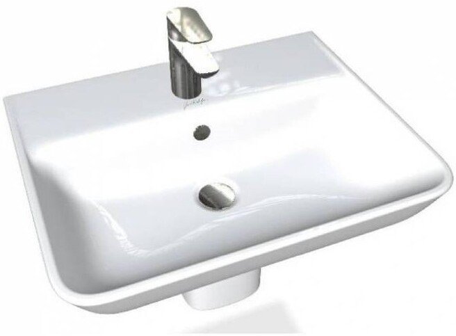 Раковина Jacob Delafon Struktura 55x40 см с отверстием под смеситель EGE112-00
