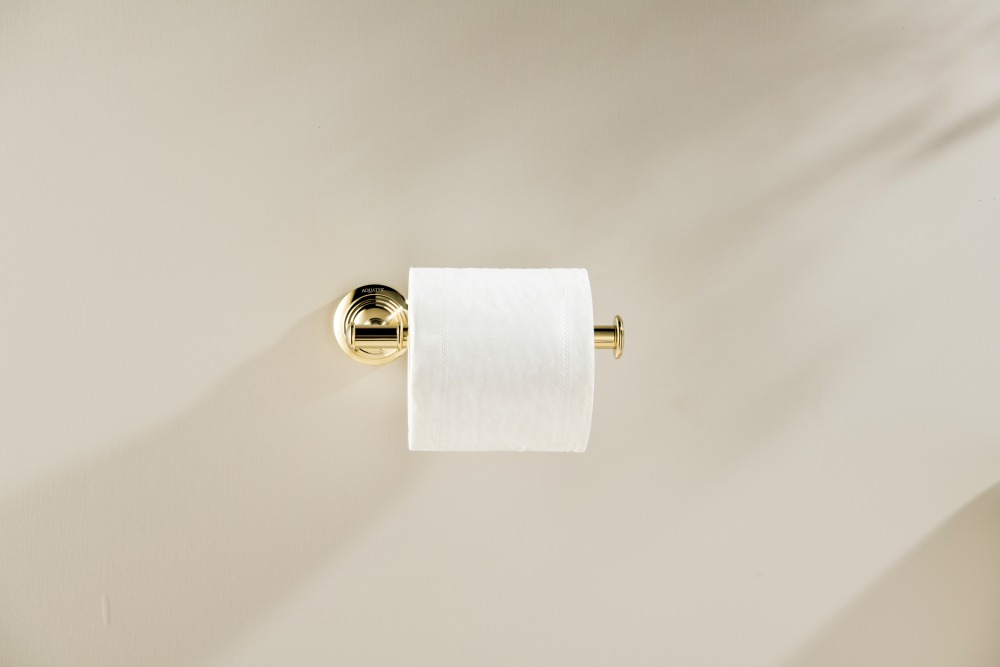 Держатель для туалетной бумаги Aquatek Классик полированное золото AQ4508PG