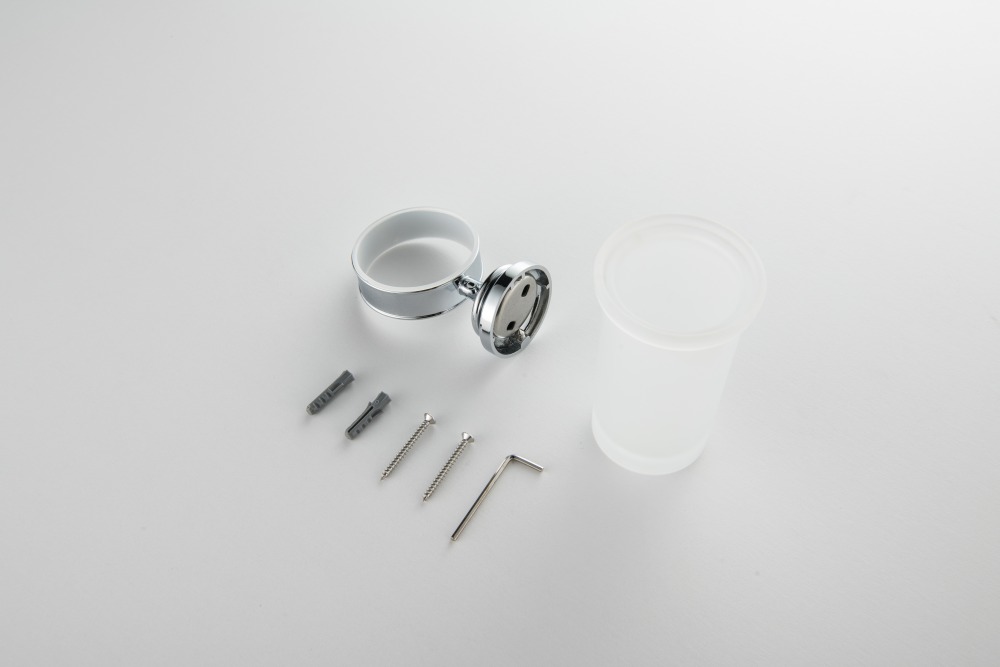 Стакан с держателем Aquanet Классик хром AQ4527CR