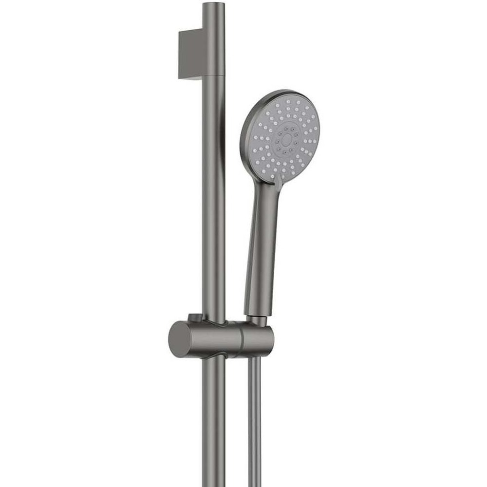 Душевой гарнитур Aquanet Бетта 3jet 65 см оружейная сталь AQ2017BGM