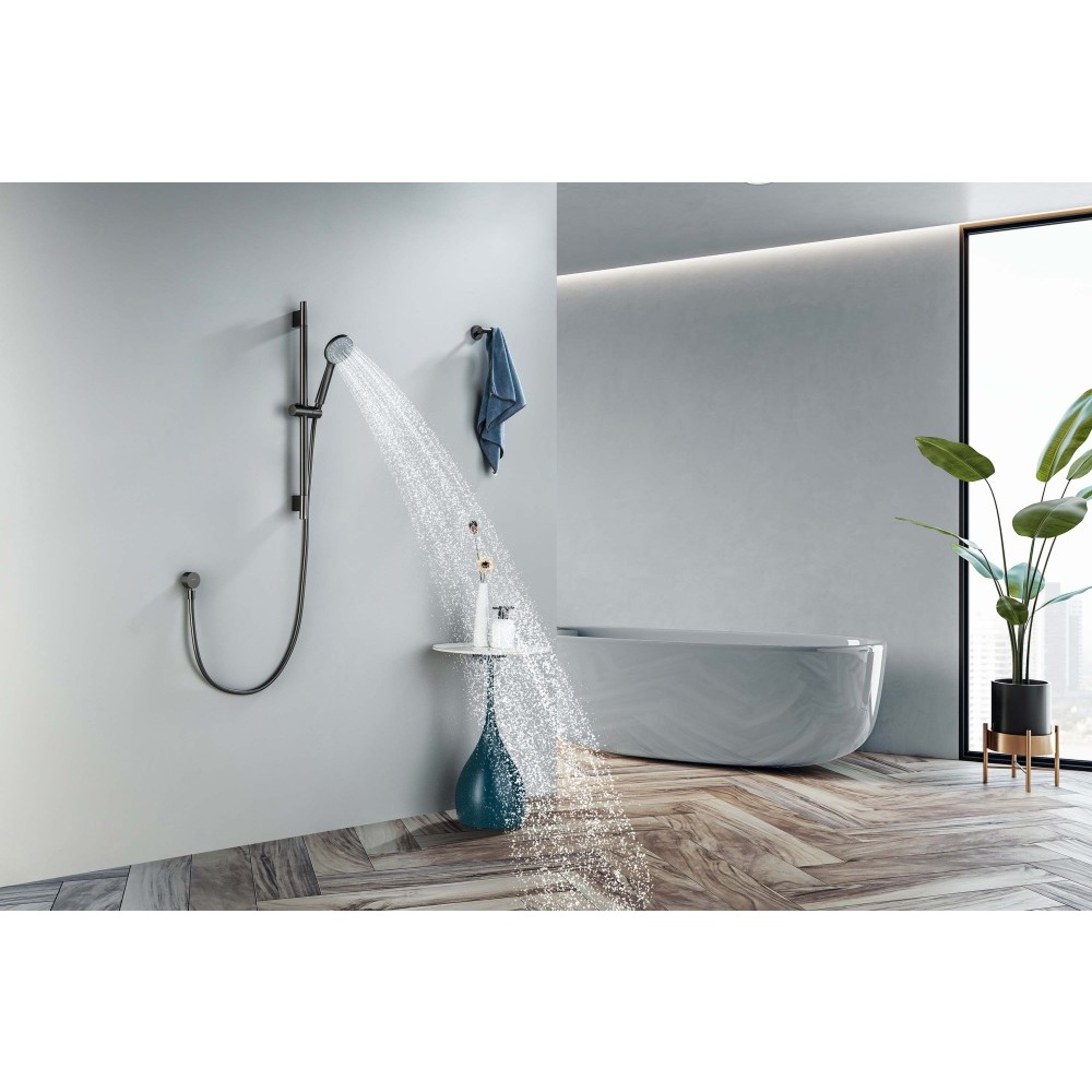 Душевой гарнитур Aquanet Бетта 3jet 65 см оружейная сталь AQ2017BGM